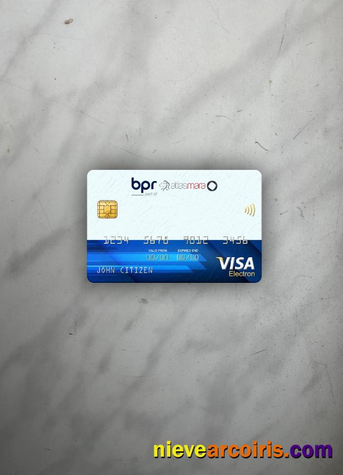 Rwanda BPR bank visa electron card photolook